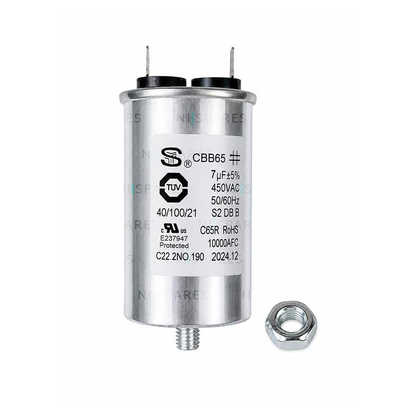 Genuine Hoover Candy 7uF Tumble Dryer Motor Start Capacitor