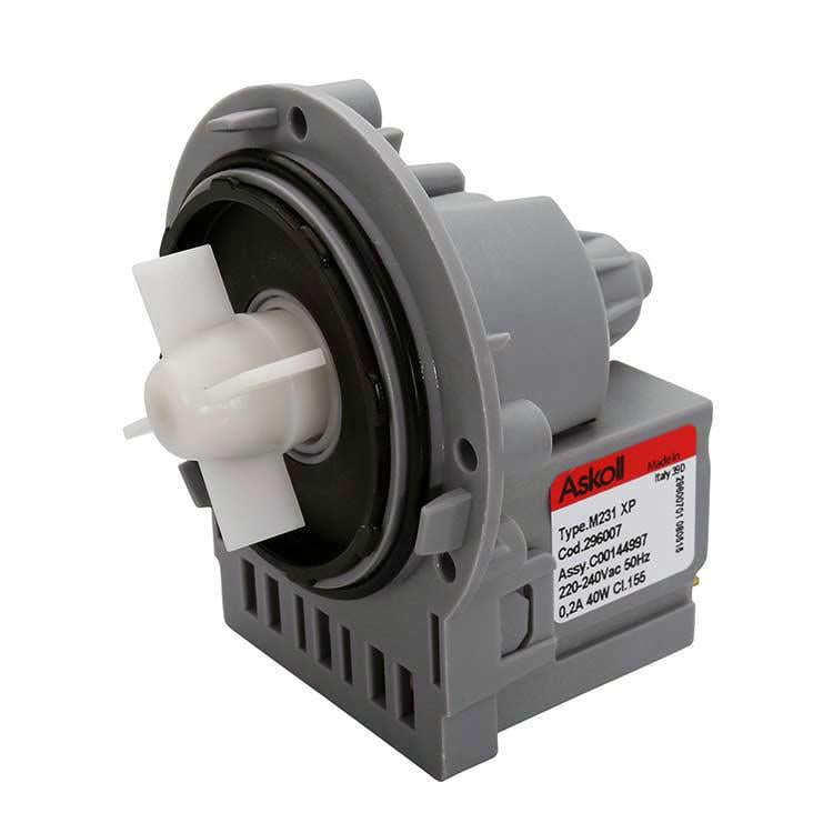 Pompa Di Scarico Universale Lavatrice Sparefixd Compatibile Askoll M231XP - Ricambio Lavatrice - copertina