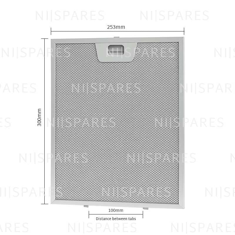 Genuine Rangemaster Aluminium Grease Filter