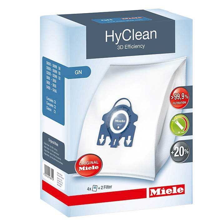 Miele Genuine GN HyClean 3D Efficiency 4 Dust Bag & Filter Pack