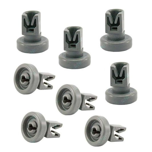 8 Electrolux Genuine Dishwasher Upper Basket Wheels