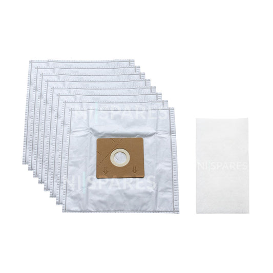 Nilfisk Coupe Bags 8 Pack + Filter