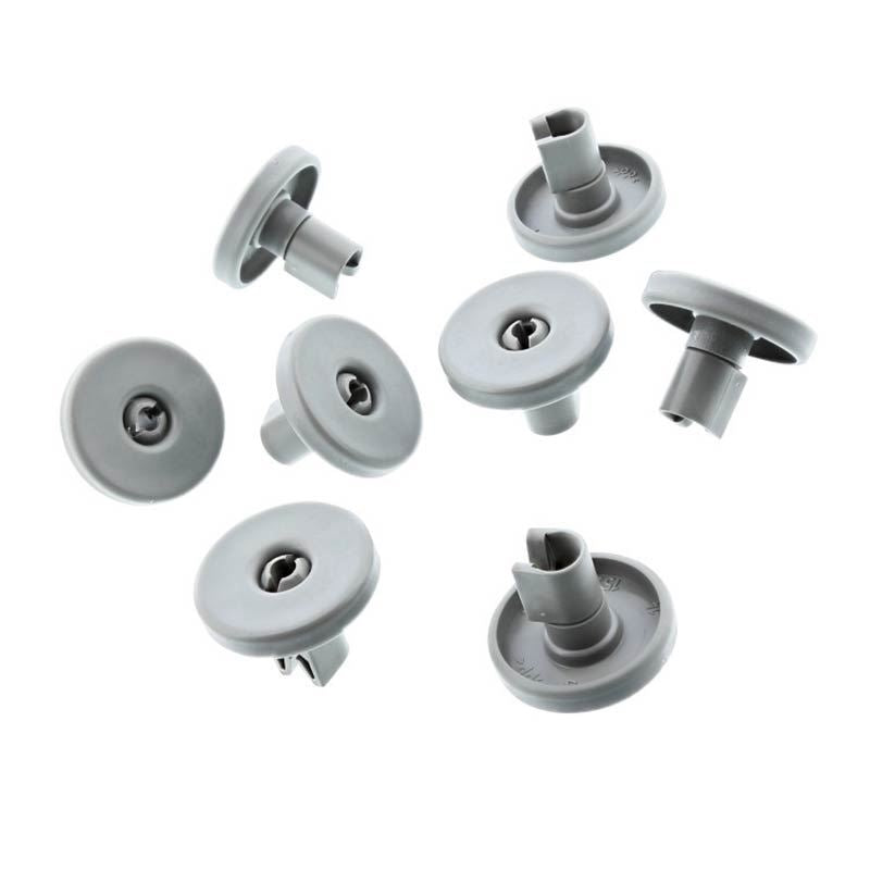8 Genuine Zanussi Dishwasher Lower Basket Wheels