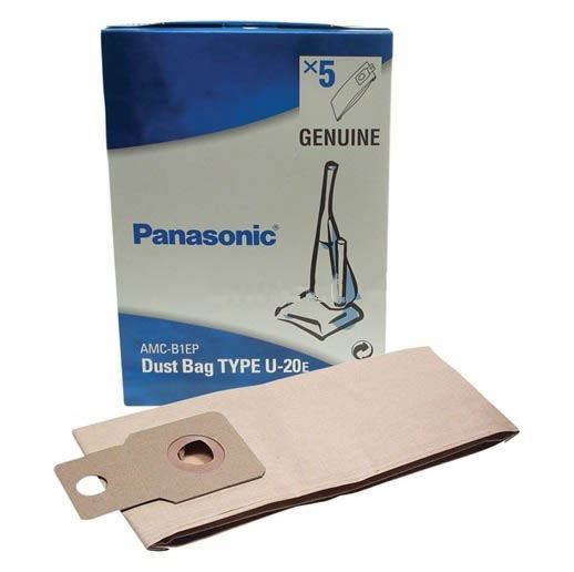 Panasonic U20E Genuine 5 Pack Vacuum Cleaner Dust Bags AMC-B1EP
