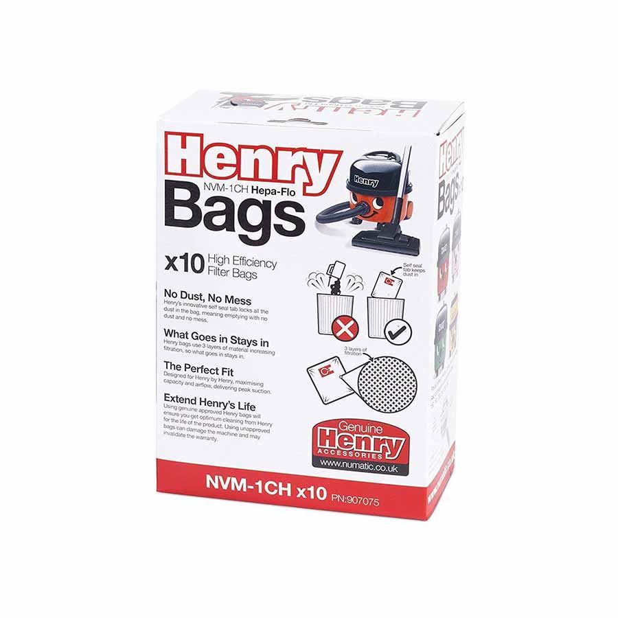 Genuine Numatic Henry Bags 10 Pack